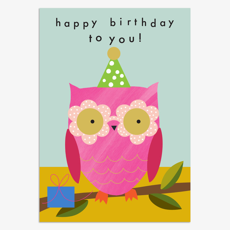 KIN67 - BIRTHDAY OWL